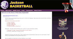 Desktop Screenshot of jacksonbasketball.com