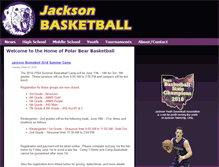 Tablet Screenshot of jacksonbasketball.com